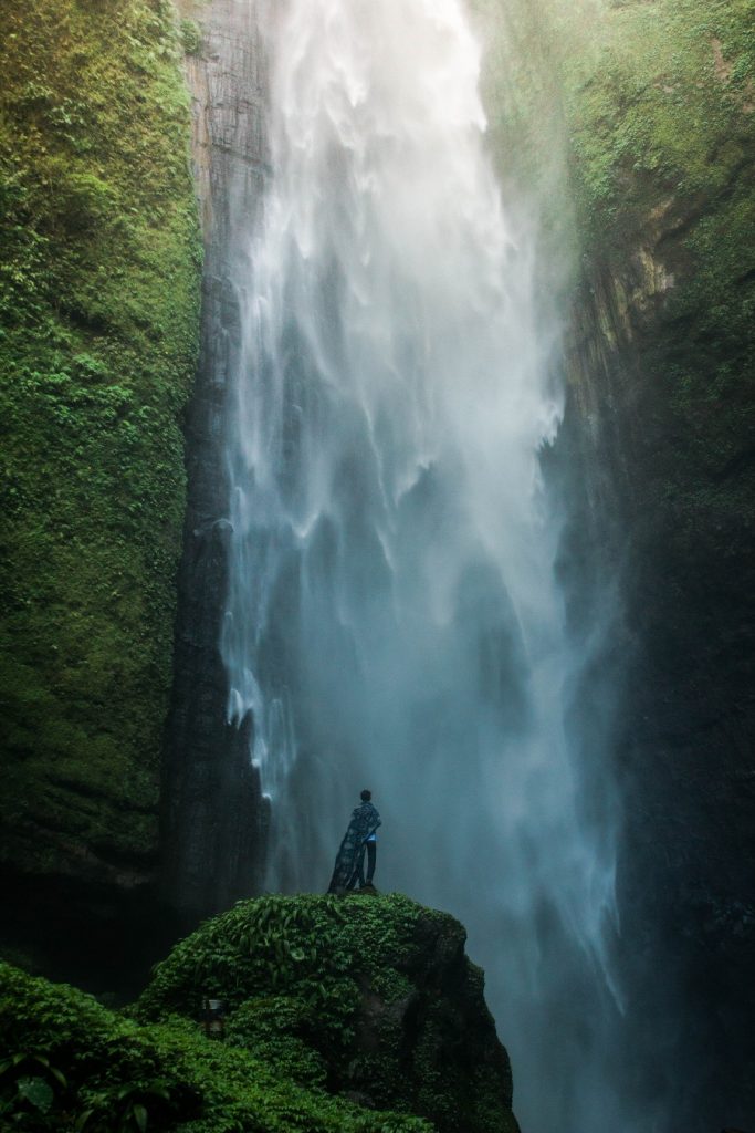 The human element that was included shows that the waterfall is huge, but by excluding part of it we don’t know just how huge it could be.