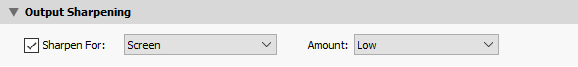 Lightroom Export Settings