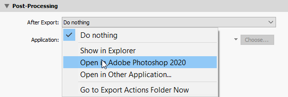 Lightroom Export Settings